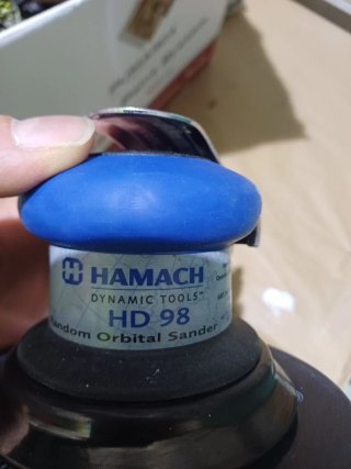 Lijadora Neumática Orbital hamach 150mm