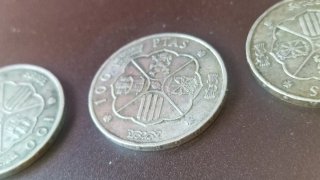 Lote 3 Monedas 100 Pesetas Plata 1966