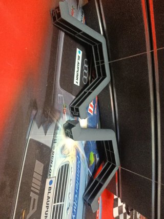 Puente Scalextric pistas grises
