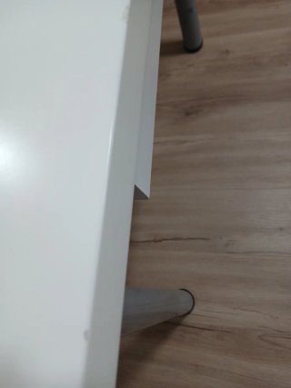 Tocador blanco lacado con cajon