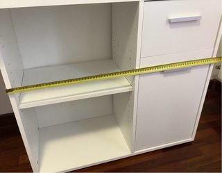 Scrivania bianca modulabile