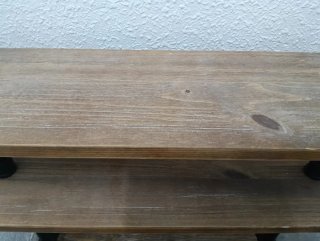 Estantería industrial madera y metal