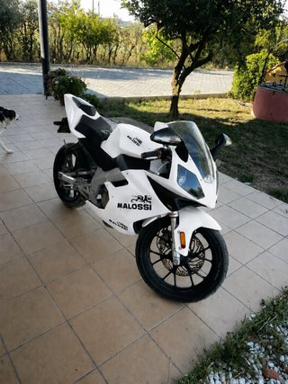 Derbi GPR 50cc Moto Deportiva Blanca y Negra