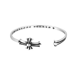 Pulsera Plata Cruz Estilo Chrome Hearts