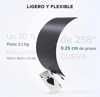 Panel Solar Flexible EcoFlow 100W Nuevo