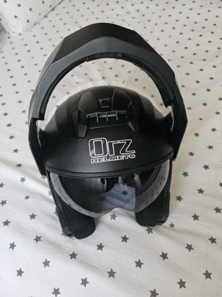 Casco Modular Negro ORZ