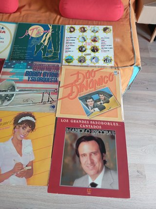 Lote de nueve vinilos