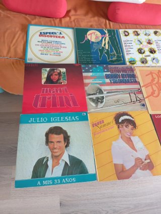 Lote de nueve vinilos