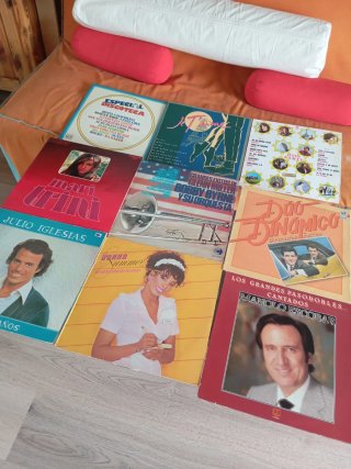 Lote de nueve vinilos