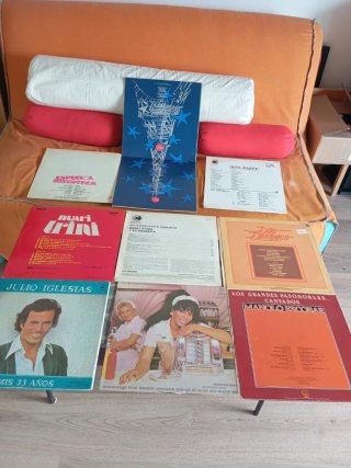 Lote de nueve vinilos