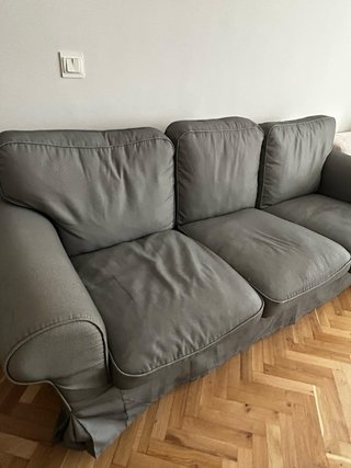 Sofá de 3 plazas gris
