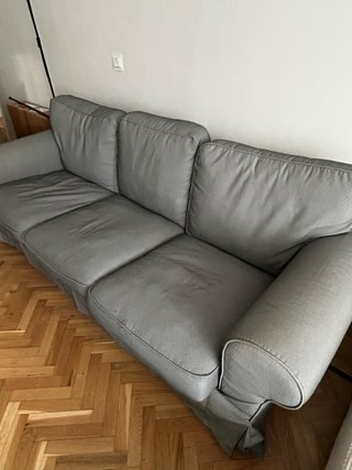 Sofá de 3 plazas gris