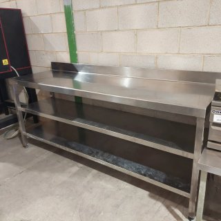 Mesa Acero Inoxidable Industrial 200x60