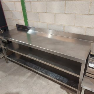 Mesa Acero Inoxidable Industrial 200x60