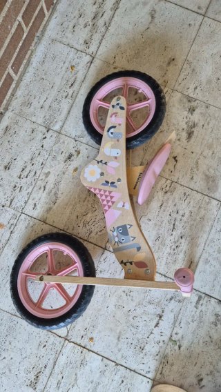 Bici de madera sin pedales para niños