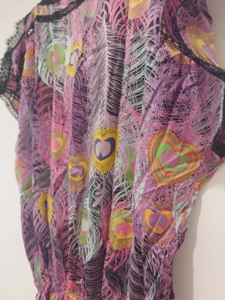Camisa estampada mujer talla única