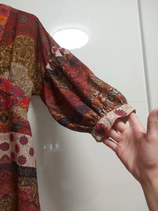 Vestido Zara Boho Multicolor