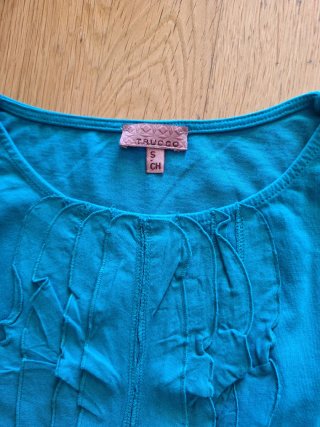 2 Camisetas Trucco Talla S Azul y Verde