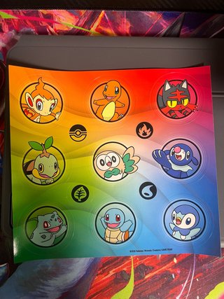 Pegatinas Pokémon 30 Aniversario