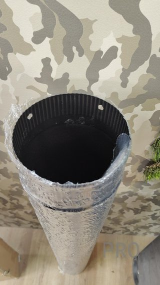 Tubo per stufa in acciaio vitrificato Ø 150