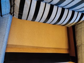 Sofá 2 plazas gris y negro (200cm)