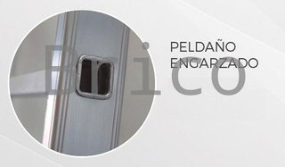 Escalera Aluminio Elite 3x12 - 3,44+3,44+3,44 M - 73-90-73x25mm