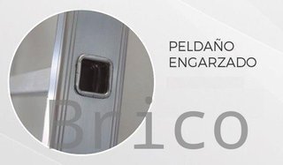 Escalera Aluminio 3x9 - 2,5+2,5+2,5 M - 66x25mm