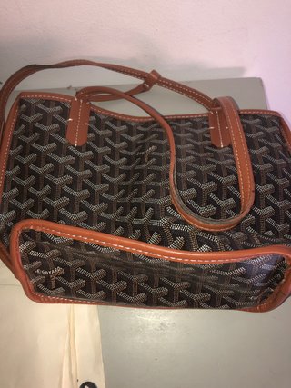 Bolsa Goyard Preta e Marrom