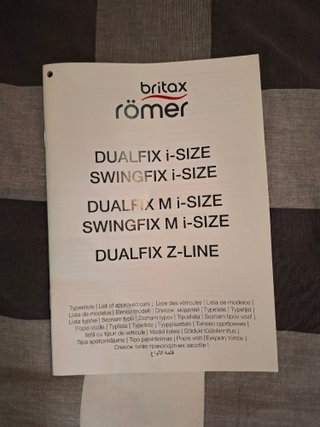 Silla Coche Britax Römer Dualfix i-Size 360