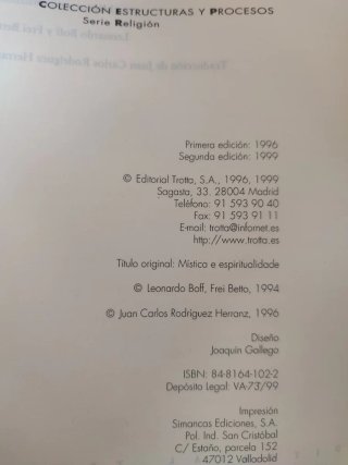 Mística y espiritualidad