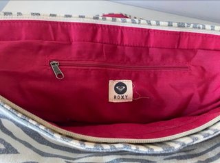 Bolso Roxy estampado cebra, sin estrenar