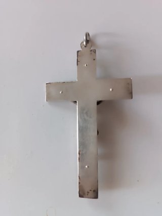 Crucifijo metálico INRI