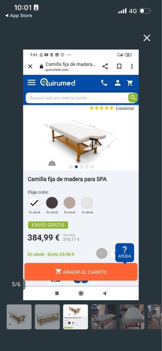 Camilla fija de masaje, completamente NUEVA