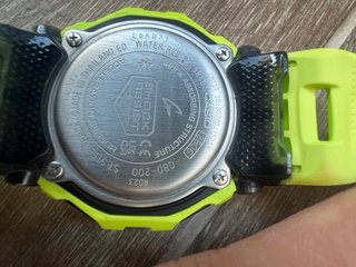 Reloj Casio G-Shock GBD200 Negro/Verde