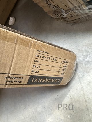 Zapatero SONGMICS a 3 livelli, set da 2, scaffale per scarpe in metallo, per 12-15 paia di scarpe, scaffale impilabile, per corridoio, soggiorno, camera da letto, 30 x 92 x 54 cm, nero LSA06BK