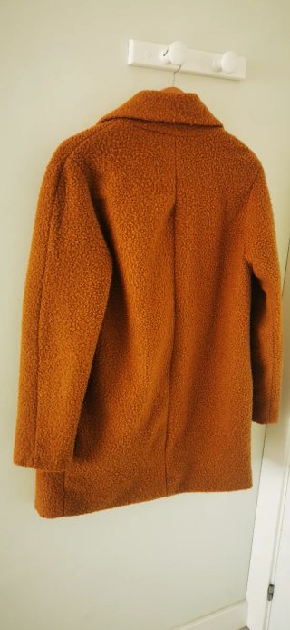 Abrigo Kiabi Naranja Talla M. Largo espalda 82
