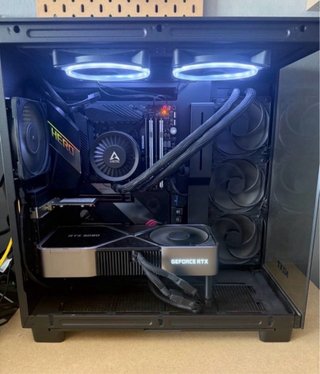 NZXT H9 Flow Caja PC Negra