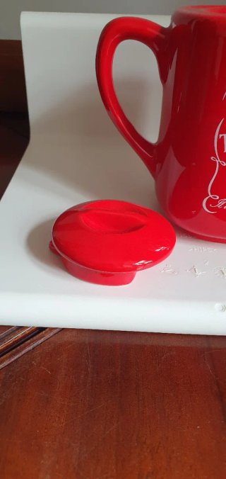 Teiera Twinings Rossa in Ceramica