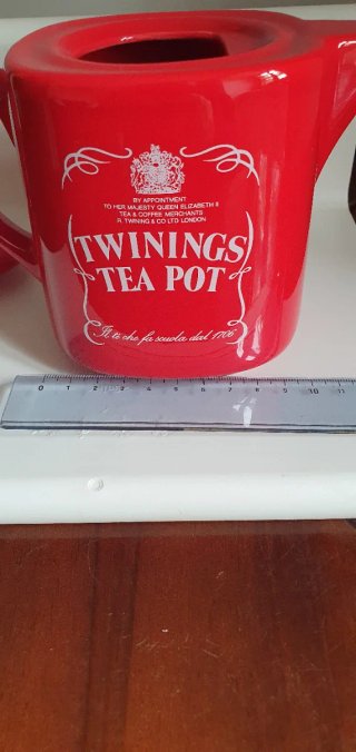Teiera Twinings Rossa in Ceramica