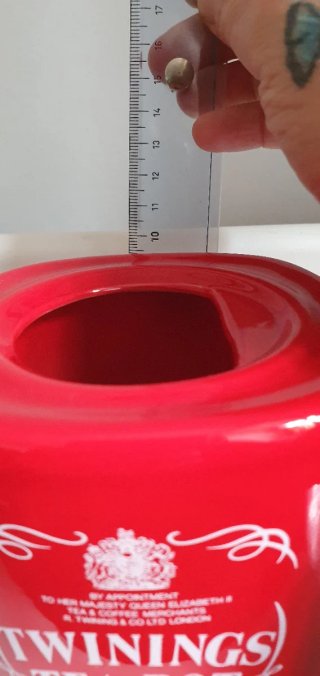Teiera Twinings Rossa in Ceramica