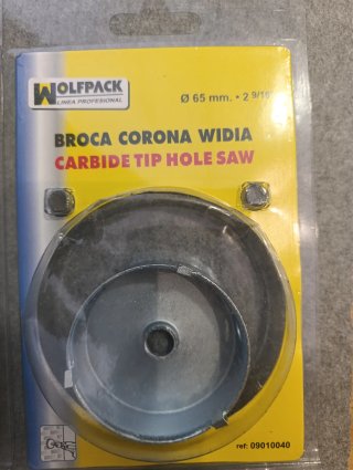 Juego 6 Brocas Corona Widia Wolfpack