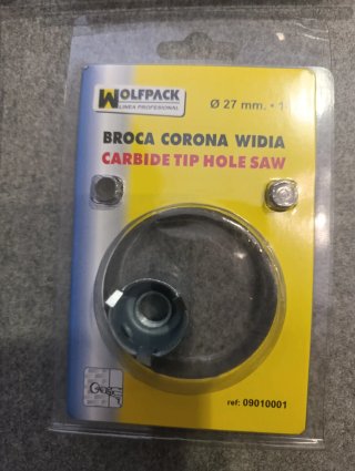 Juego 6 Brocas Corona Widia Wolfpack