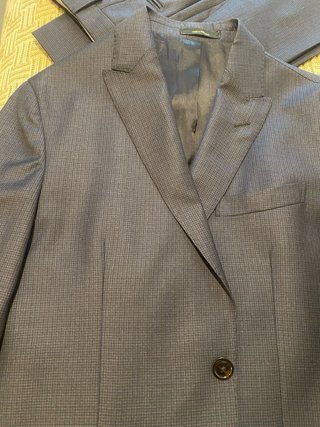 Traje Massimo Dutti Azul/gris.
