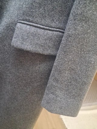Abrigo Zara Mujer Gris