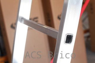 Escalera Aluminio 3x7 - 2+2+2 M - 66x25mm