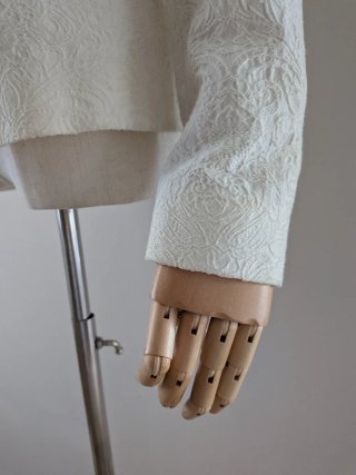 Blazer Zara Blanco Brocado