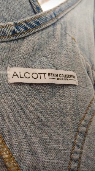 Peto falda denim azul claro Alcott