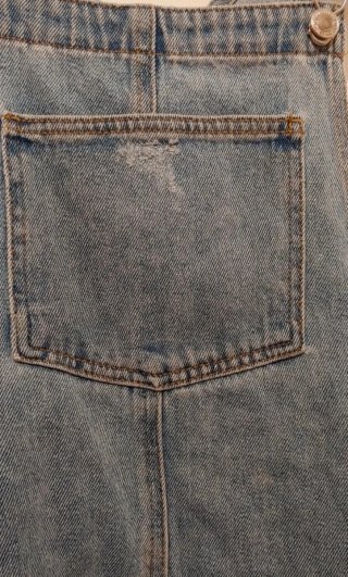 Peto falda denim azul claro Alcott