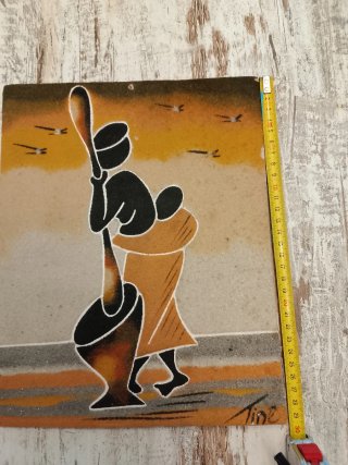 Coppia Quadretti Tema Africa