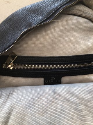 Mochila Gucci Preta Couro